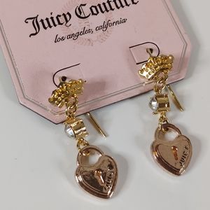 3 for $25 Juicy Couture Rose Gold Earrings